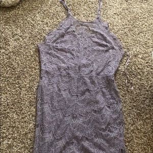 Purple free people slip dress